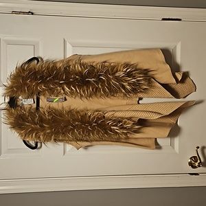 La Seine Faux Fur Sweater Vest